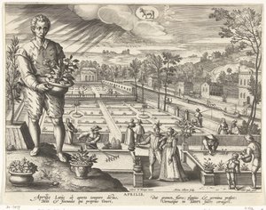 The Month of April April Aprilis (title on object) De twaalf maanden (series title) Menses XII Anni Solaris (series title)   1361505   no       norwegian Successfully Translated  Original: Portrait of Nancy Darling Translat: Jahangir, 17th century. 1206396 av Adriaen Collaert