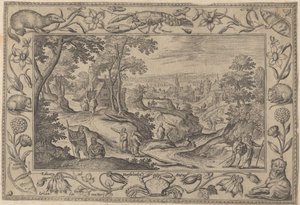 Utsendelsen av apostlene, ca. 1584. av Adriaen Collaert