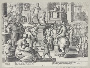 Halshuggingen av St. James av Adriaen Collaert