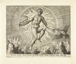 Fyrverkeri The Four Elements (serietittel) av Adriaen Collaert