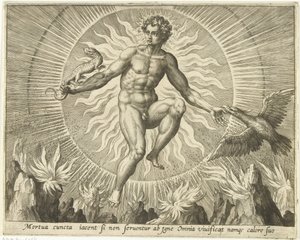 Fyrverkeri The Four Elements (serietittel) av Adriaen Collaert