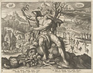 Vinter Hiems Aeolos. (tittel på objekt) The Four Seasons (serietittel)