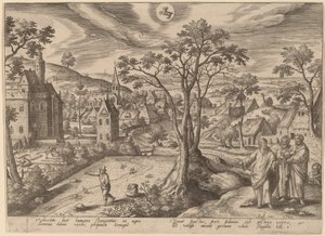 Lignelsen om såmannen av Adriaen Collaert after Hans Bol