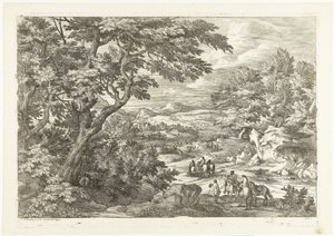 Landskap med jegere på vei hjem, et slott i det fjerne Landskap med jegere (serietittel)