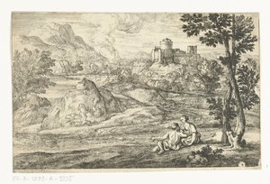 Landskap med slott av Adriaen Frans Boudewyns