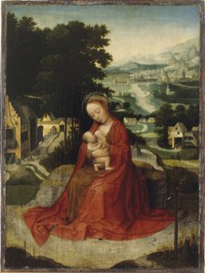 The Rest on the Flight into Egypt, ca. 1520-30 (olje på panel)
