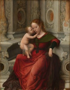 Jomfru og barn Madonna og barn av Adriaen Isenbrant (attributed to)