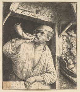 Baker blåsehorn, 1610-85. av Adriaen Jansz. van Ostade