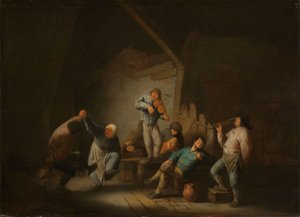 Dansepar, 1625-40 av Adriaen Jansz. van Ostade