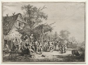 Festival Under Trellis. av Adriaen Jansz. van Ostade