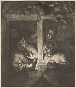 Sangere ved vinduet, 1610-85. av Adriaen Jansz. van Ostade