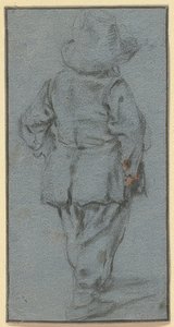 Stående gutt bakfra av Adriaen Jansz. van Ostade