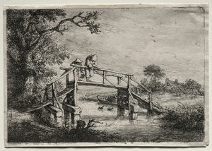 Anglerne. av Adriaen Jansz. van Ostade