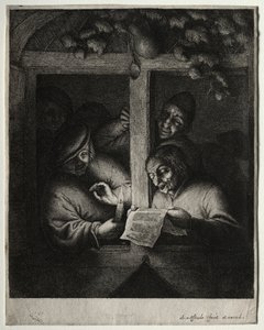 The Carol Singers. av Adriaen Jansz. van Ostade