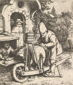 Knivsliperen, 1610-85. av Adriaen Jansz. van Ostade