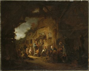 Den gamle spelemannen, 1641 av Adriaen Jansz. van Ostade