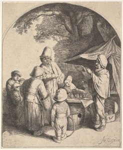 Kvaksalveren, 1610-85. av Adriaen Jansz. van Ostade