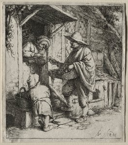 Brilleselgeren. av Adriaen Jansz. van Ostade