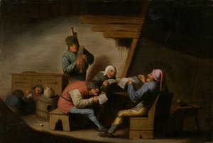 Landsbysangerne av Adriaen Jansz. van Ostade