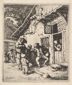 Omreisende musikere, 1610-85. av Adriaen Jansz. van Ostade
