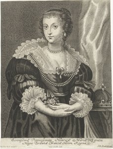 Portrett av Henrietta Maria, kone til Charles I av England