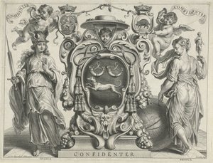 Våpenskjold til Antonius Triest Selvsikker (tittel på objekt)