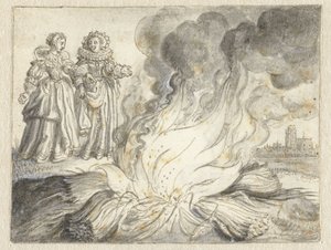 «Lidenskap er ild av intet annet enn halm» av Adriaen Pietersz van de Venne