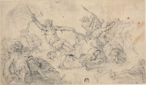 Bønder i et slagsmål av Adriaen Pietersz. van de Venne