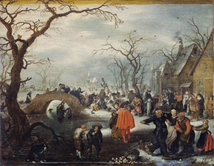 Fastelavn på landet av Adriaen Pietersz van de Venne