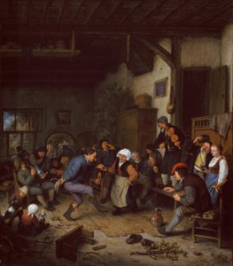 Merrymakers in an Inn, 1674. av Adriaen van Ostade