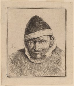 Bonde med spisshette av Adriaen van Ostade