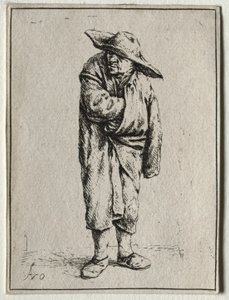 Bonde med hånden i kappen av Adriaen van Ostade