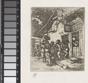 Omreisende musikere av Adriaen van Ostade