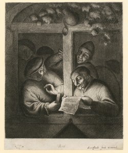 Sanger ved vinduet av Adriaen van Ostade