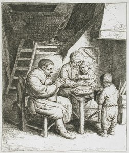 Bordbønn av Adriaen van Ostade