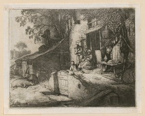 Spinnerske av Adriaen van Ostade