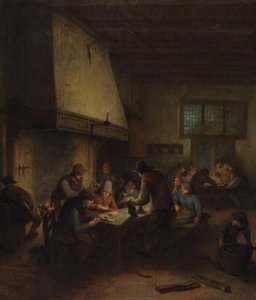 Tavernascene, tidlig på 1660-tallet.