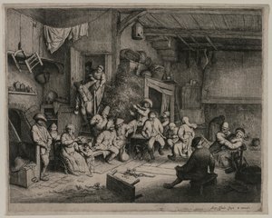 Dansen i vertshuset av Adriaen van Ostade