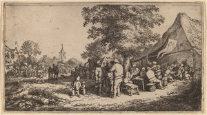 Markedet av Adriaen van Ostade