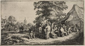 Markedet av Adriaen van Ostade
