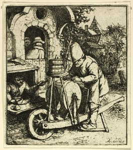 Knivsliperen av Adriaen van Ostade