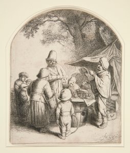 Kvaksalveren av Adriaen van Ostade