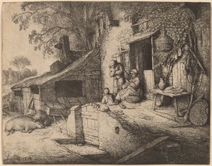 Spinneren av Adriaen van Ostade