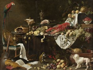 Banquet Still Life av Adriaen van Utrecht