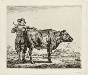 Kuherden og oksen av Adriaen van de Velde