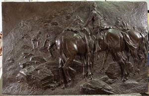 Et speiderparti av 6. Dragoon Guards av Adrian Jones