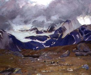 Hvor Chavez fløy, Simplon-passet av Adrian Scott Stokes
