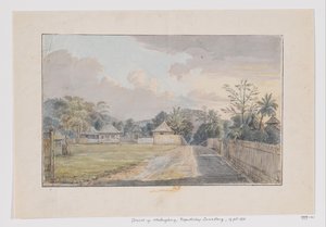 Utsikt over Malangbong, Sumedang Regency, Priangan, Vest-Java