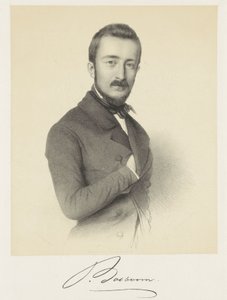 Portrett av Johannes Bosboom av Adrianus Johannes Ehnle