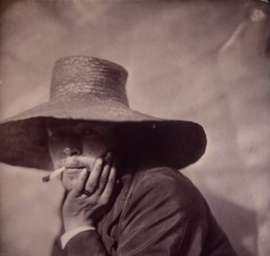 [Selvportrett], ca. 1855.